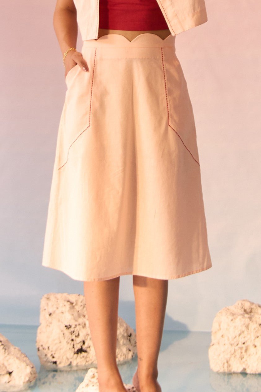 A - line Beach Skirt - Western Era for women