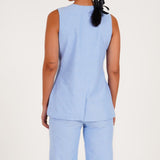 Blue Chambray Trouser - Western Era trousers for women