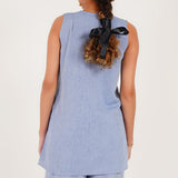 Blue Chambray Whisper Co - ord Set - Western Era Co - ord set for women