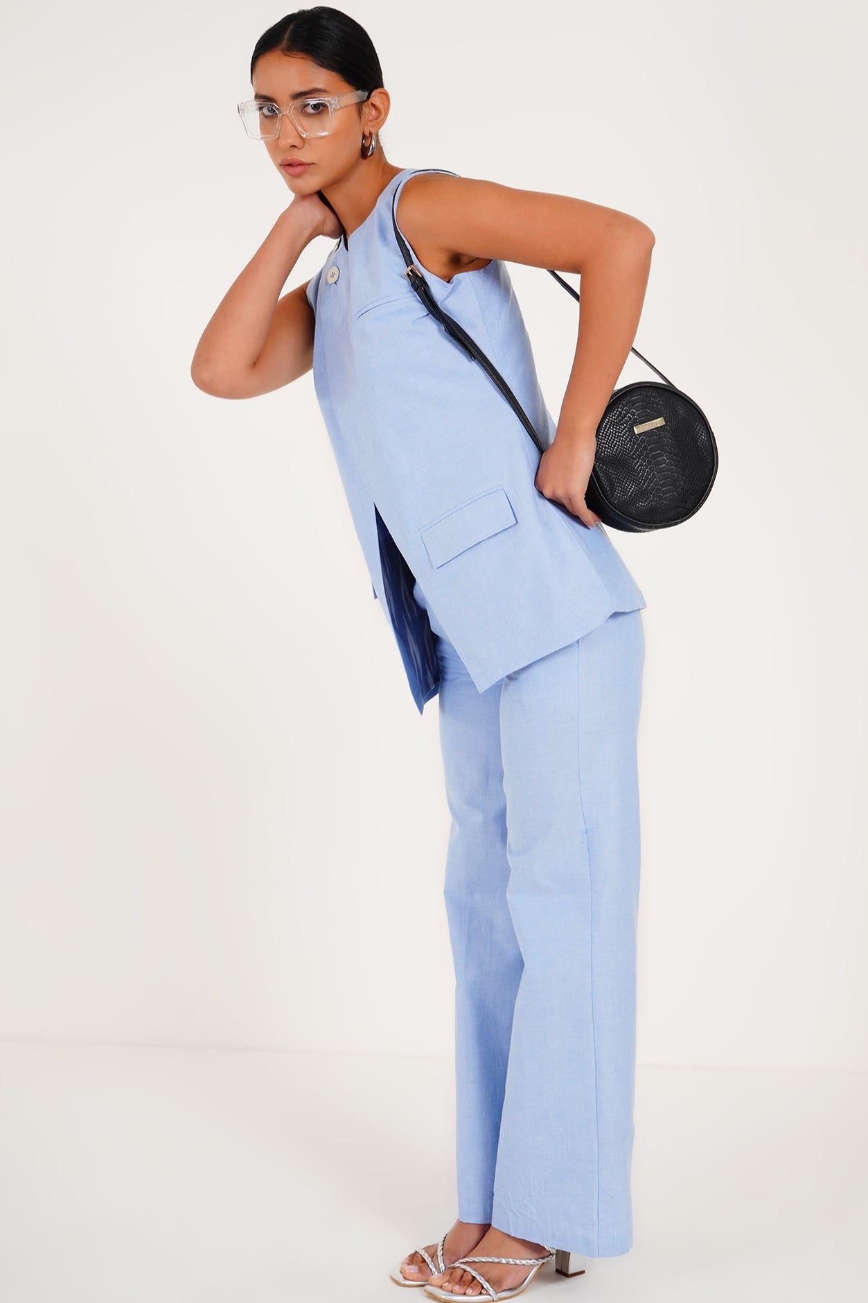 Chambray Skylar Trouser - Western Era trousers for women
