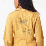 Cotton Co - ord Set With Embellished Back and Side Cutout - Western Era Cordset for women