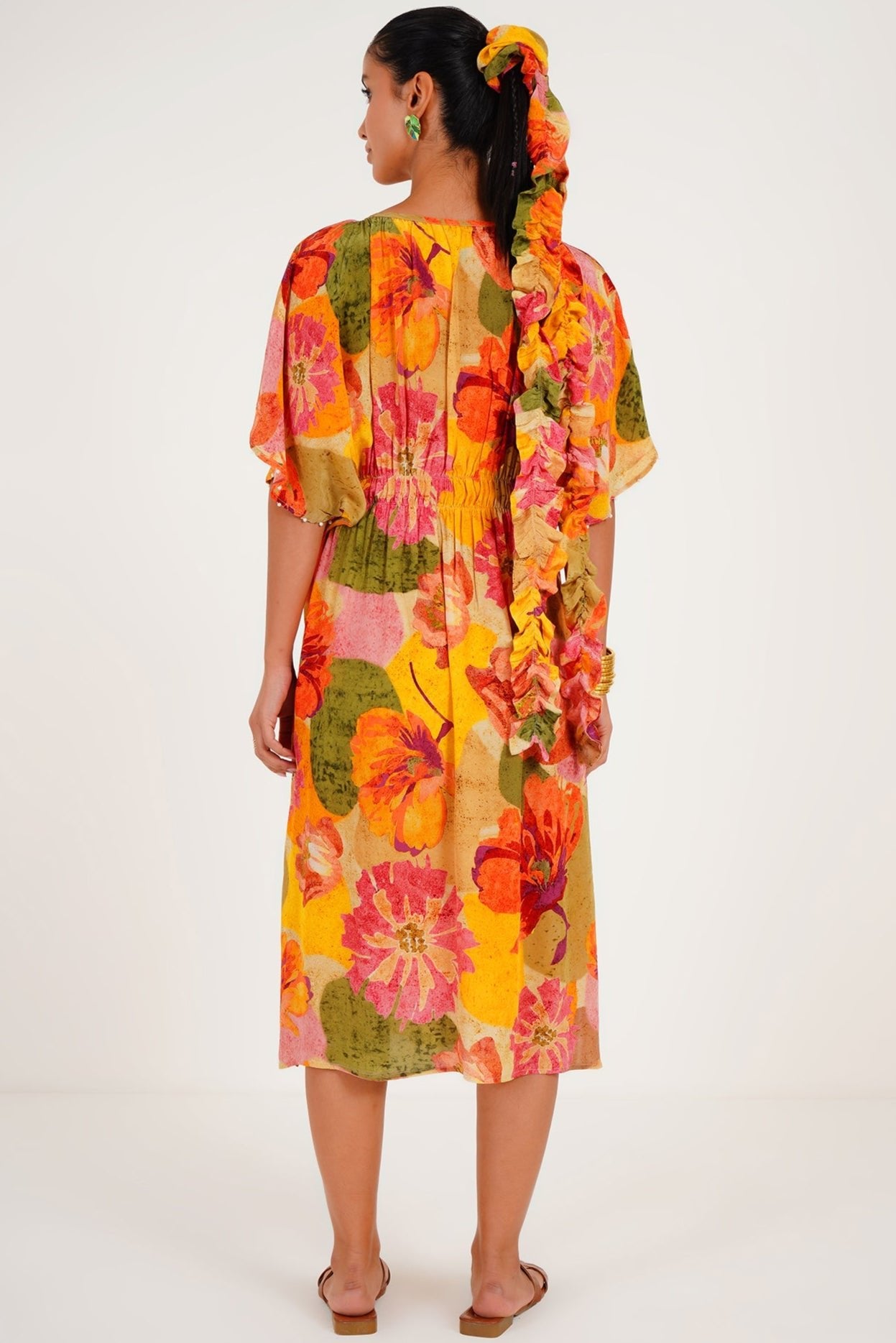 Foliage Kaftan dress - Western Era Dresses for women