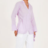 Front Wrap Pleated Top - Western Era Tops for women