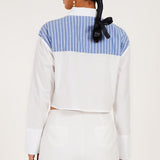 Frostline Contrast Zip Jacket Top - Western Era Tops for women