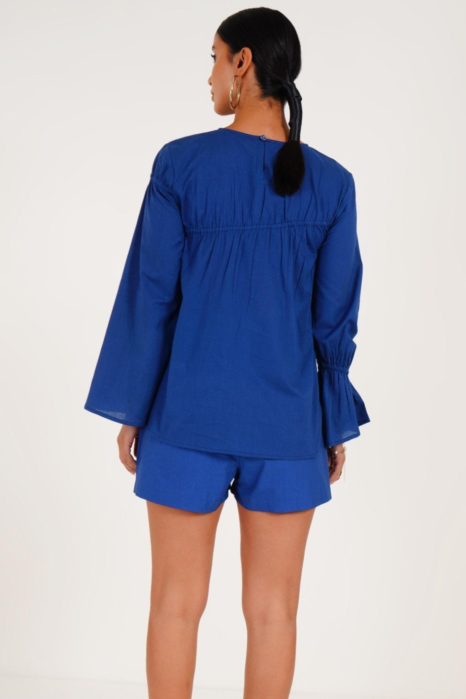 Gathered Vacation Top - Western Era Tops for women