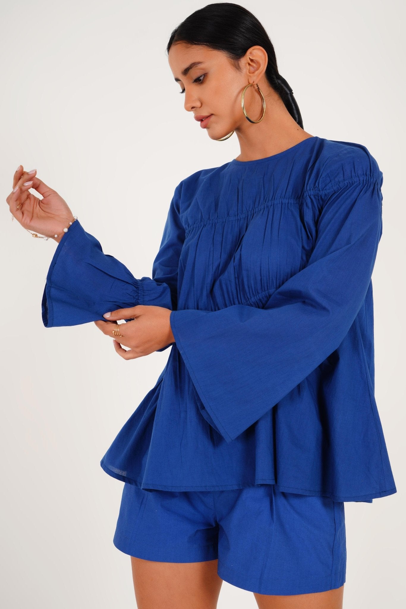 Gathered Vacation Top - Western Era Tops for women