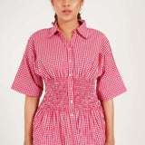 Gingham Shirt - Western Era Tops for women