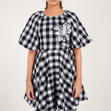Gingham Summer Dress - Western Era Dresses for women