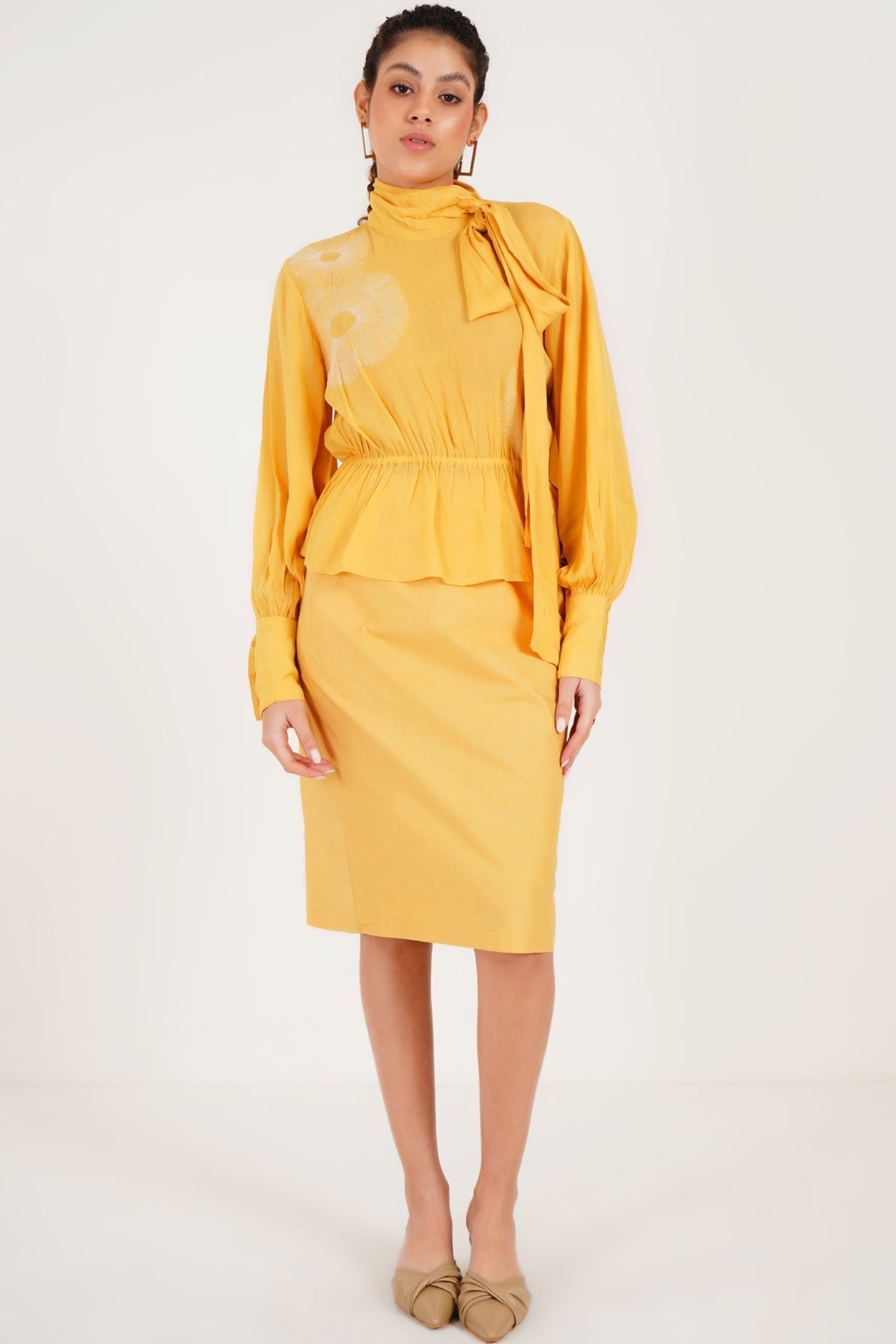 High - Waist Pencil Skirt - Western Era Bottoms for women