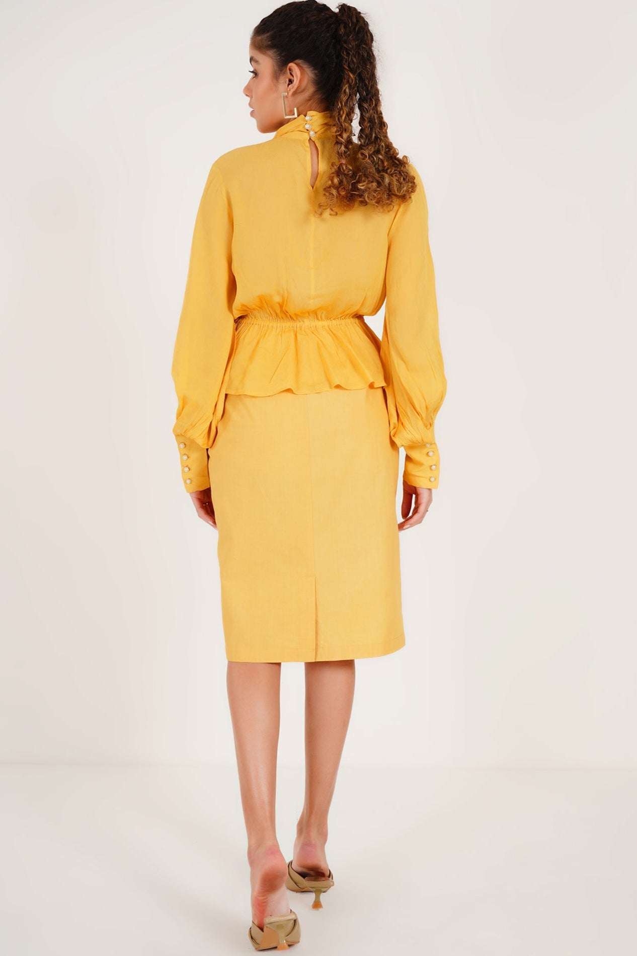 High - Waist Pencil Skirt - Western Era Bottoms for women