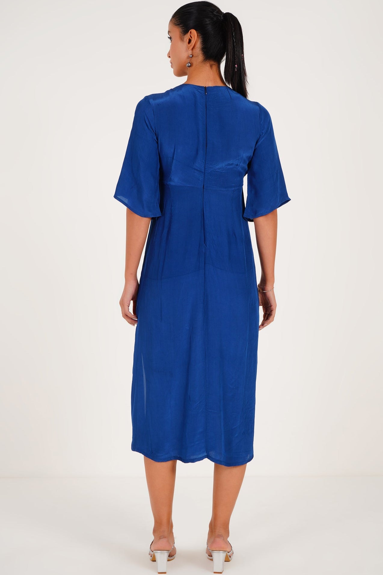 Knot detail midi dress - Western Era Dresses for women