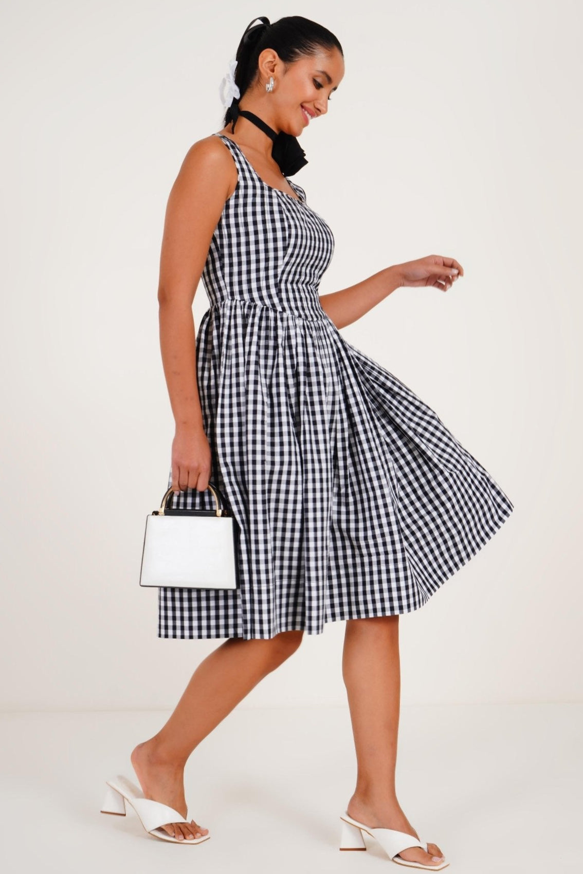 Madison gingham dress - Western Era Dresses for women