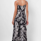 Party Wear Black and White Linen Jumpsuit - Western Era Jumpsuits for women