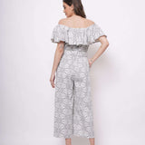 Party Wear Off Shoulder Jumpsuit with Knotting - Western Era Jumpsuits for women