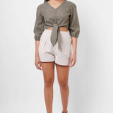 Picnic Wear Front Knot Top - Western Era Tops for women