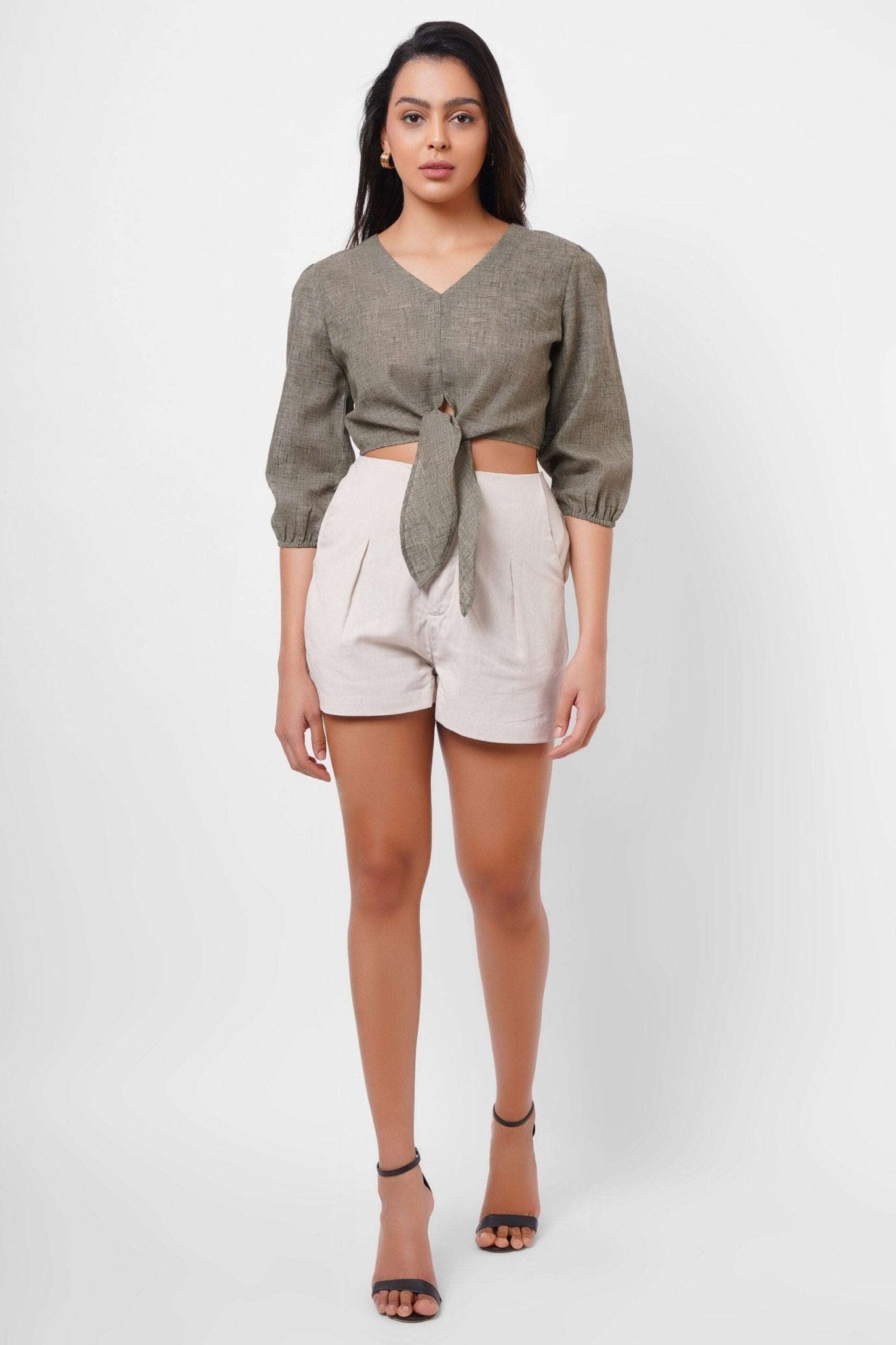 Picnic Wear Front Knot Top - Western Era Tops for women
