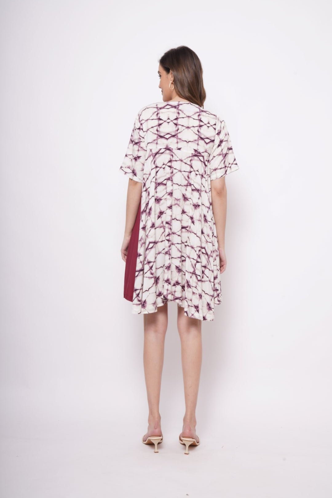 Picnic Wear Oversized Tie Dye Dress - Western Era Dresses for women