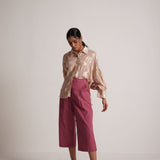 Pink Pleated Trousers - Western Era trousers for women