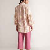 Pink Pleated Trousers - Western Era trousers for women