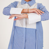 Pintuck Striped Shirt Co - ord Set - Western Era Co - ord set for women