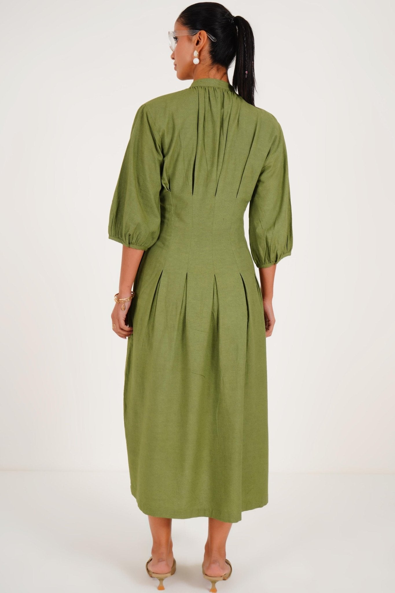 Poplin Box Pleat Dress - Western Era for women