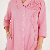 Ruffled Shirt Dress - Western Era Dresses for women