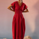 Schiffli Maxi Dress - Western Era Dresses for women