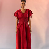 Schiffli Maxi Dress - Western Era Dresses for women