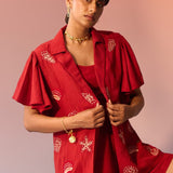 Shell Embroidery Shirt - Western Era for women