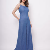 Sleeveless Strappy Denim Jumpsuit - Western Era Jumpsuits for women
