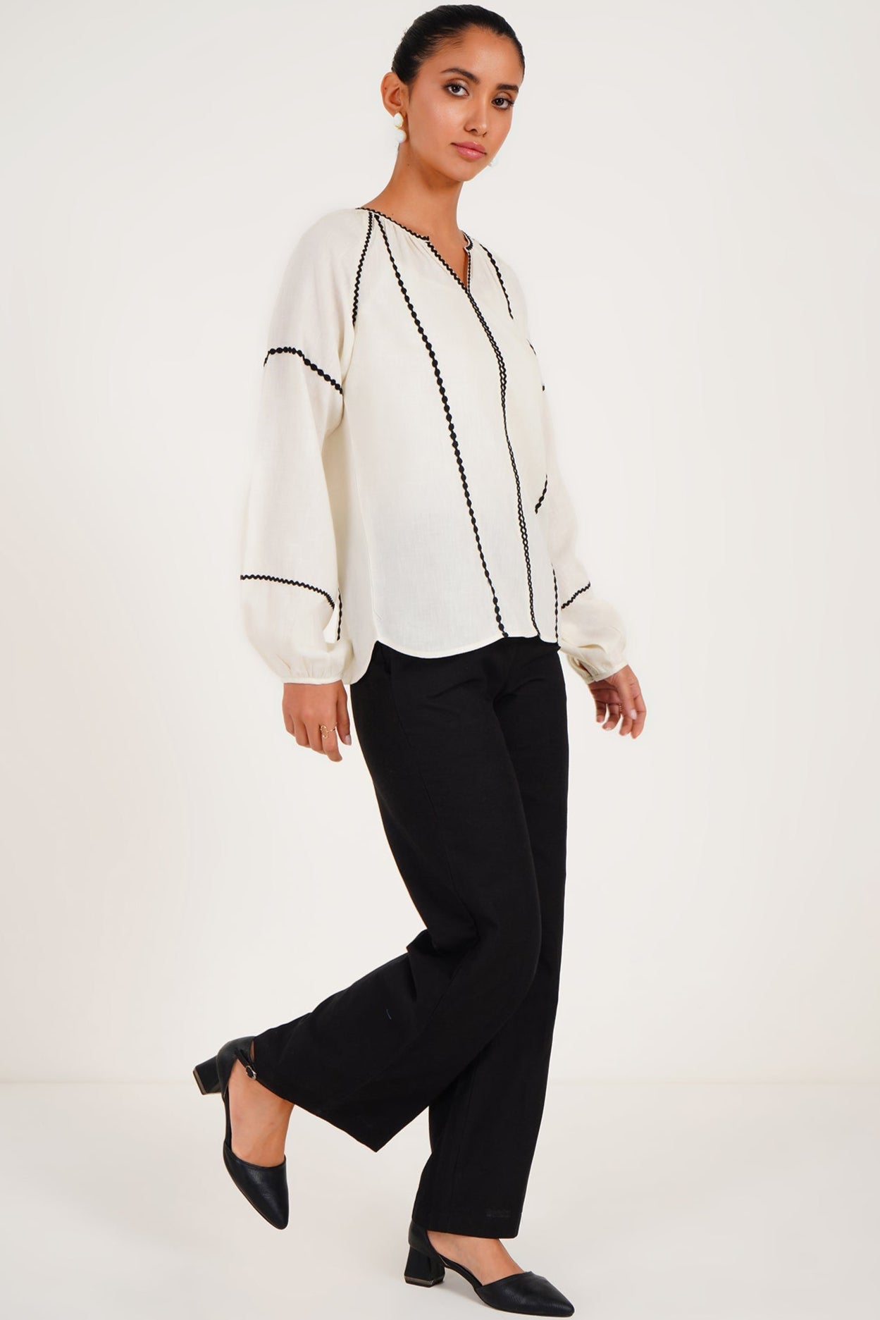 The Ivory Ladder - Stitch Top - Western Era Tops for women