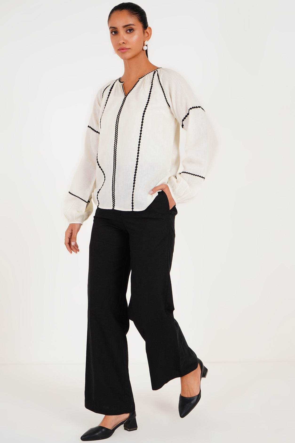 The Ivory Ladder - Stitch Top - Western Era Tops for women