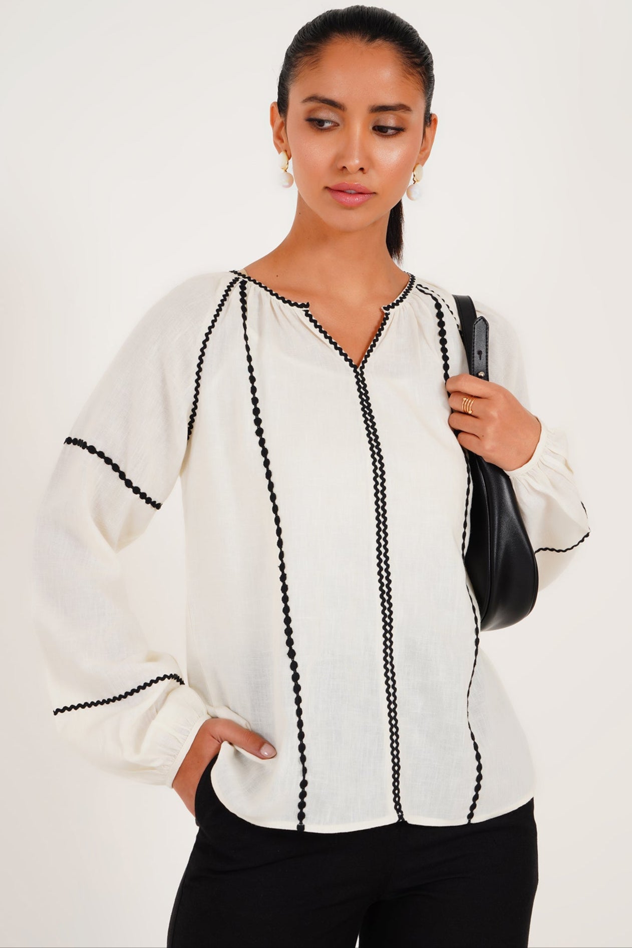 The Ivory Ladder - Stitch Top - Western Era Tops for women