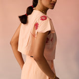 Three Piece Set of Jacket Bustier and Skirt - Western Era Co - ord set for women