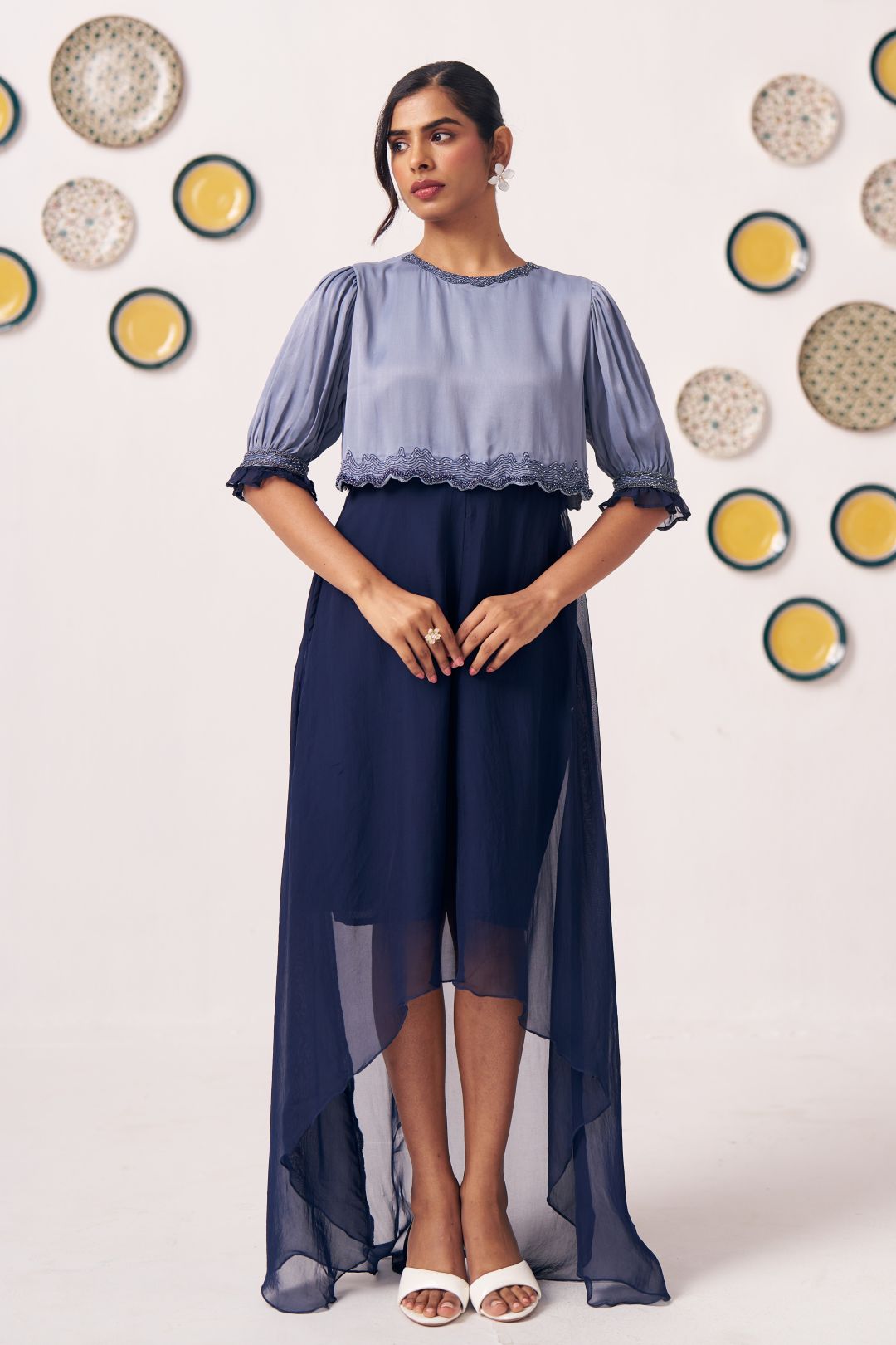 Twilight Amaira Layered Midi Dress Western Era Twilight Amaira Layered Midi Dress Western Era