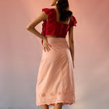 Schiffli Top and Skirt Co-ord Set