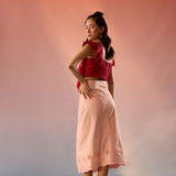 Schiffli Top and Skirt Co-ord Set