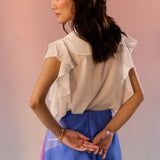 Yin Yan Face Print Skirt and Top Set - Western Era Cordset for women