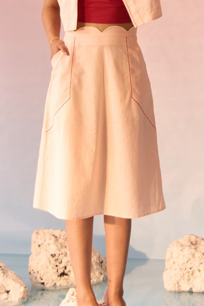 A - line Beach Skirt - Western Era for women