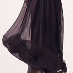 Aaira Black Maxi Skirt - Western Era Bottoms for women