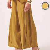 Amirae Gold Shimmer Trouser - Western Era trousers for women
