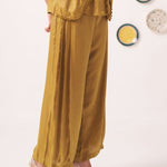 Amirae Gold Shimmer Trouser - Western Era trousers for women