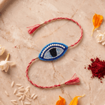 Artisan Evil Eye Beaded Thread Rakhi - Western Era Rakhi for women