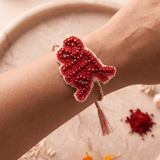 Beaded Motif Inspired Handcrafted Rakhi - Western Era Rakhi for women