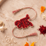 Beaded Motif Inspired Handcrafted Rakhi - Western Era Rakhi for women
