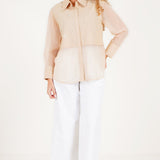 Beige Crystal Shirt - Western Era Tops for women