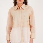 Beige Crystal Shirt - Western Era Tops for women