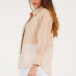 Beige Crystal Shirt - Western Era Tops for women