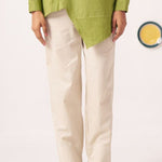 Beige Regular Fit Cotton Trouser - Western Era trousers for women