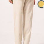 Beige Regular Fit Cotton Trouser - Western Era trousers for women